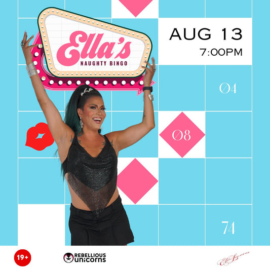 Ella's Naughty Bingo | Vernon (August) - Rebellious Unicorns