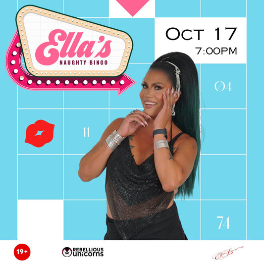 Ella's Naughty Bingo | Vernon (Oct) - Rebellious Unicorns