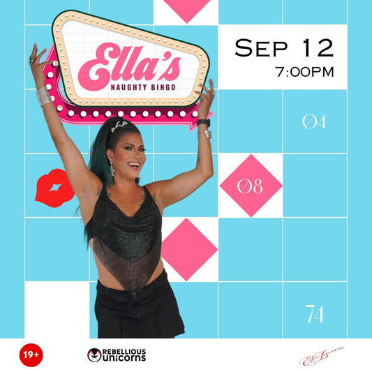 Ella's Naughty Bingo | Vernon (Sept) - Rebellious Unicorns