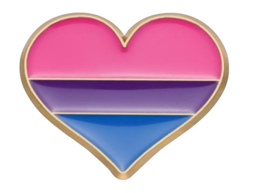 Heart-Shaped Pride Pins - Rebellious Unicorns