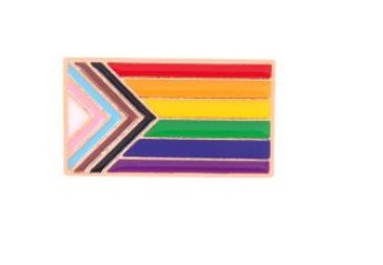 Rectangle Pride Flag Pins - Rebellious Unicorns